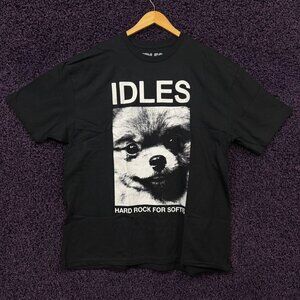 Idles Hard Rock for Softies Pomeranian Poster T-Shirt XXL